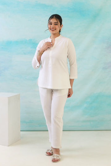 White Short Kurti