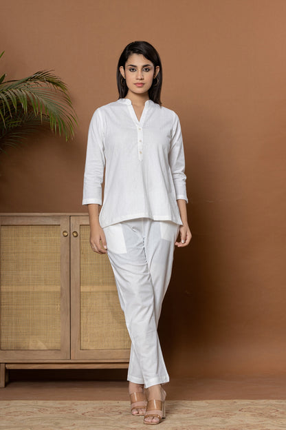 White Short Kurti