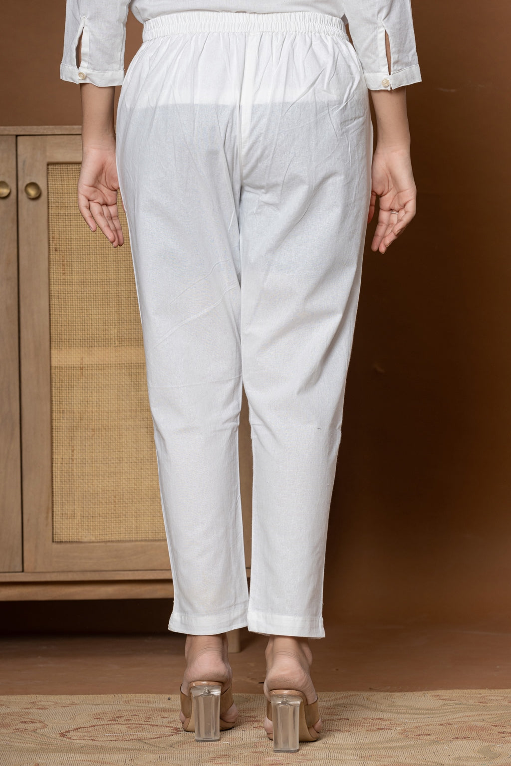 White Cotton Pant