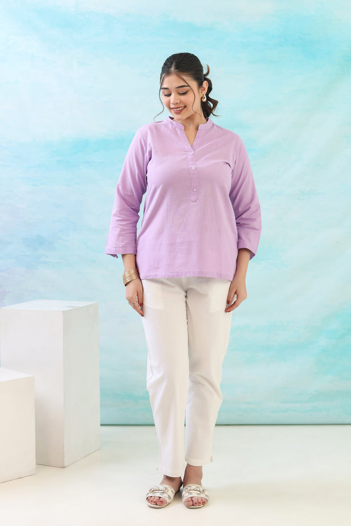 Lilac Short Kurti