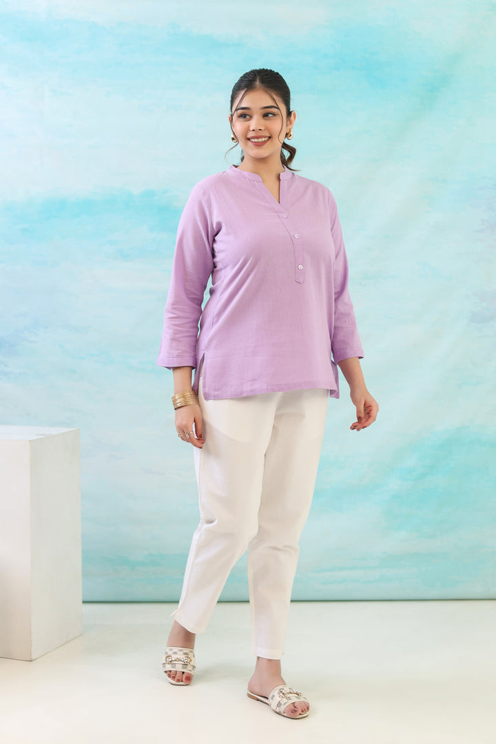 Lilac Short Kurti
