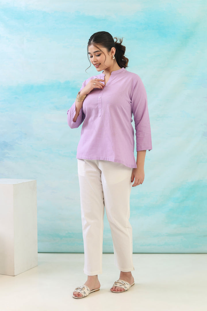 Lilac Short Kurti