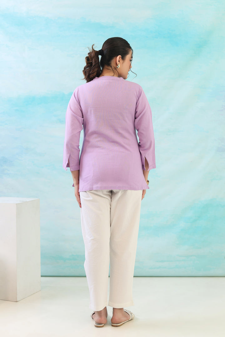 Lilac Short Kurti