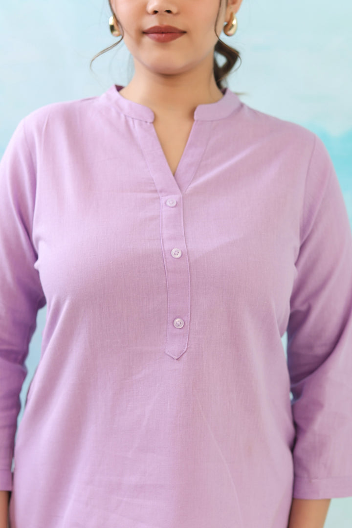 Lilac Short Kurti