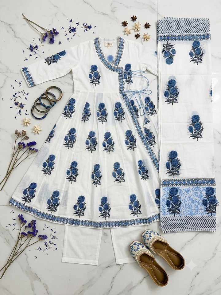 Neelambari Handblock Suit Set