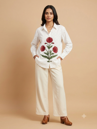Rose Garden Handblock dresss