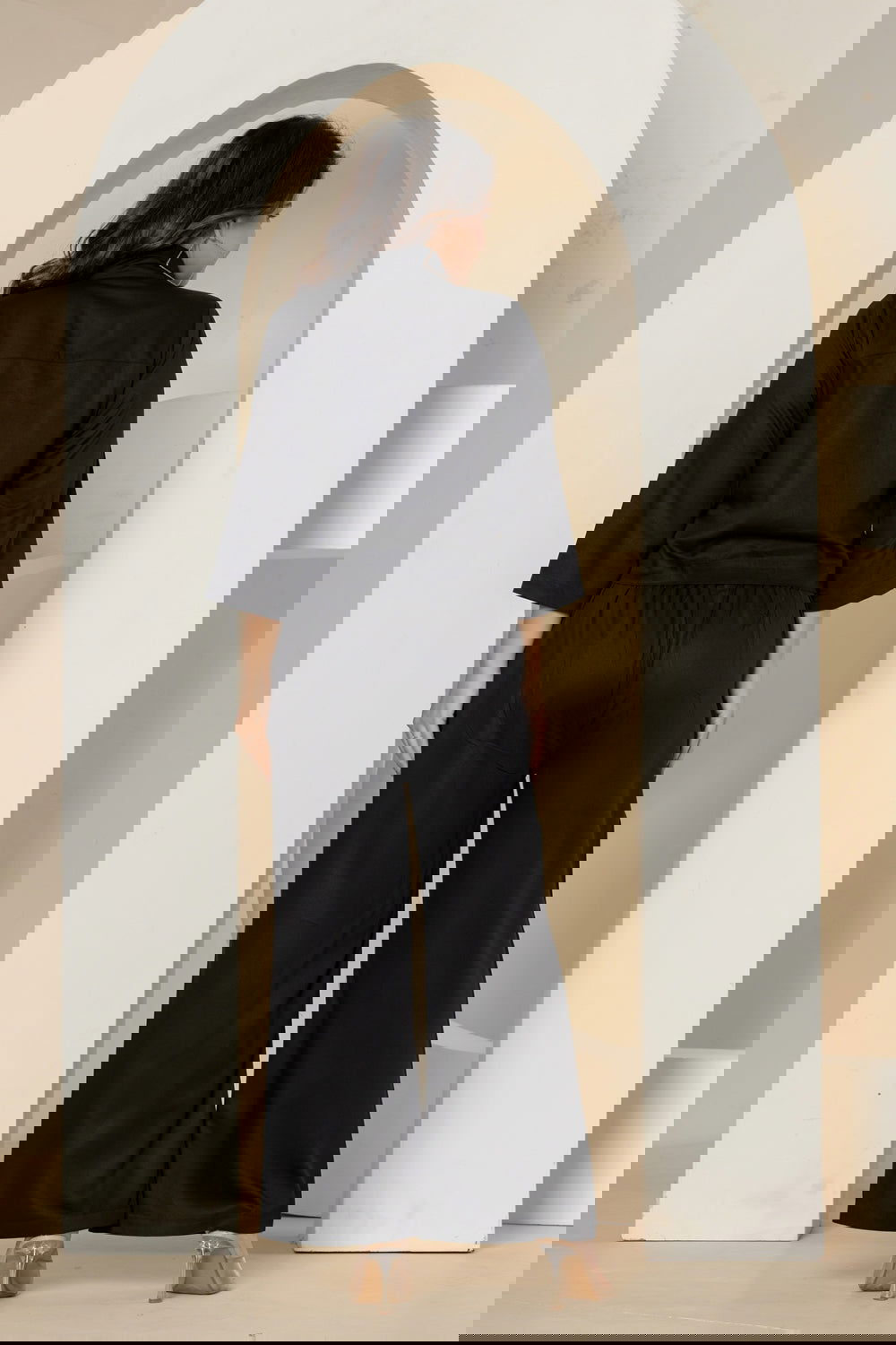 Black Luxe Cotton Co-Ord Set - Black Luxe Cotton Co-Ord Set - Black Luxe Cotton Co-Ord Set - Palla Jaipur - Palla Jaipur - Palla Jaipur