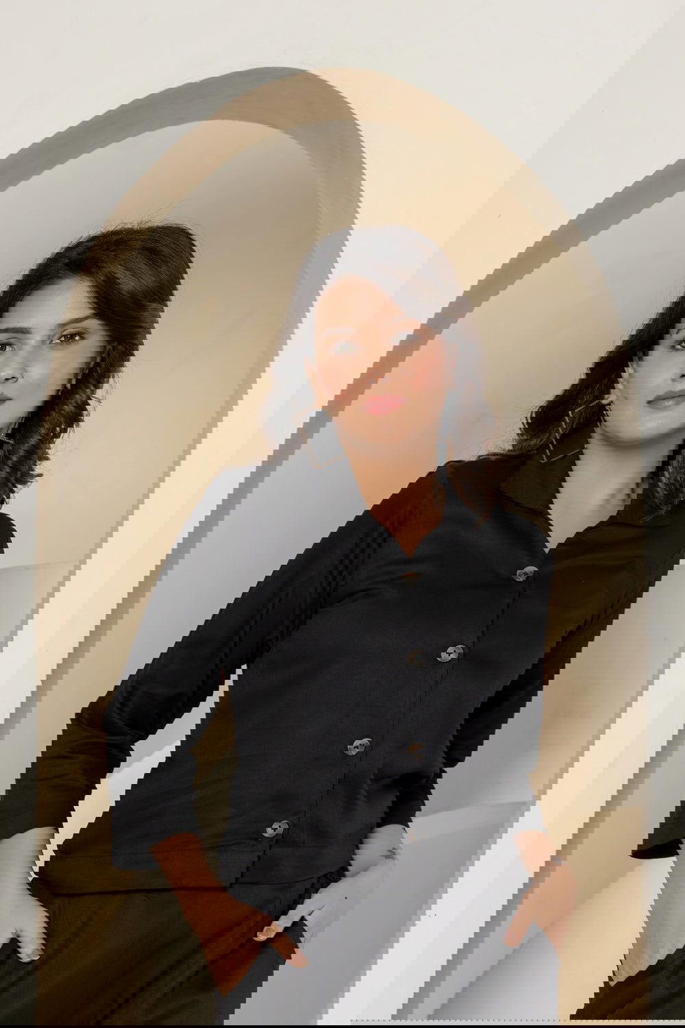 Black Luxe Cotton Co-Ord Set - Black Luxe Cotton Co-Ord Set - Black Luxe Cotton Co-Ord Set - Palla Jaipur - Palla Jaipur - Palla Jaipur