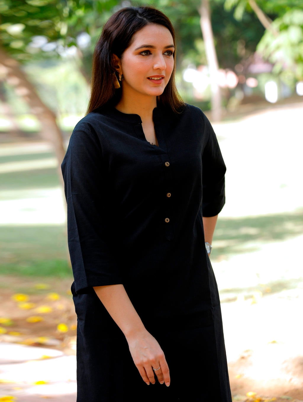 Black Straight Kurti - Black Straight Kurti - Black Straight Kurti - Palla Jaipur - Palla Jaipur - Palla Jaipur