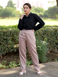 Grey Cotton Formal Pants - Grey Cotton Formal Pants - Grey Cotton Formal Pants - Palla Jaipur - Palla Jaipur - Palla Jaipur