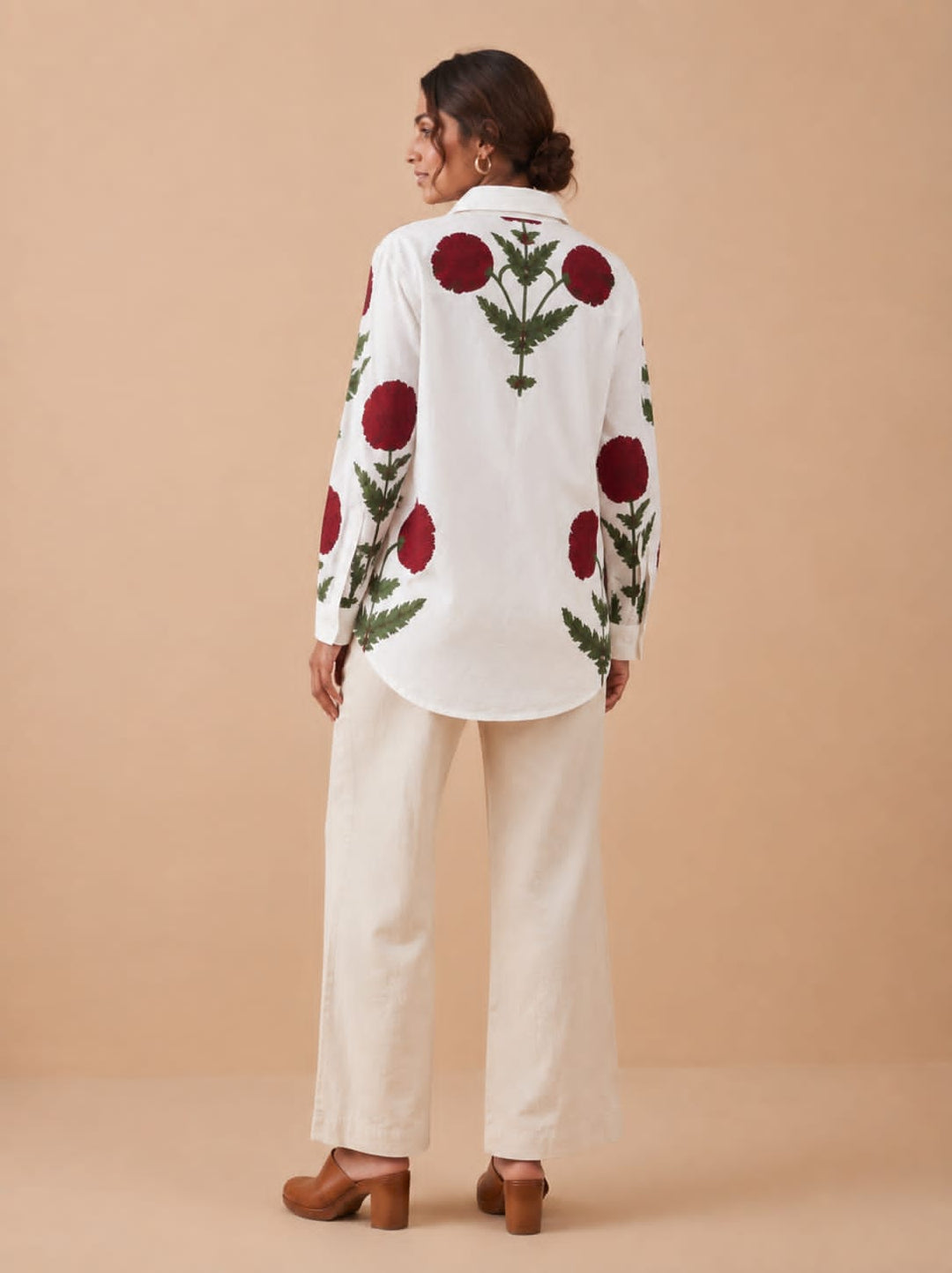 PHOOLWARI HANDBLOCK SHIRT