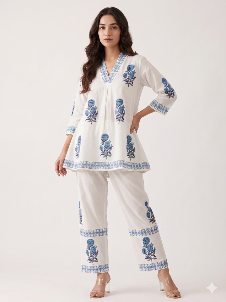 Neel Push Cotton Co-Ord Set