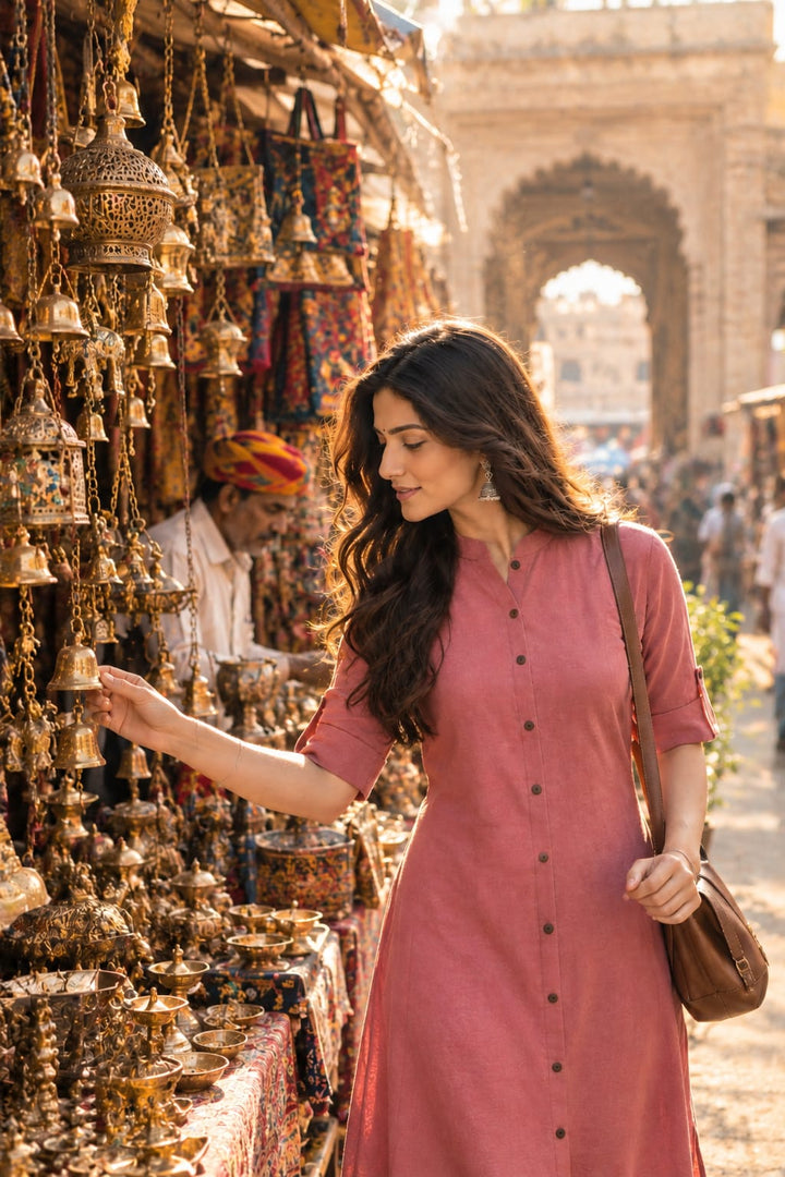 Rose Riwaaz A-Line Kurti