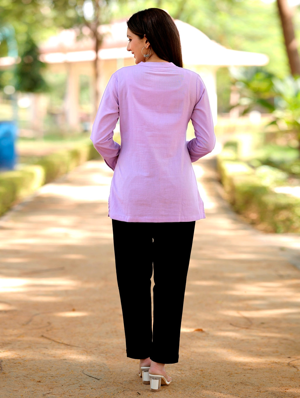 Lilac Short Kurti