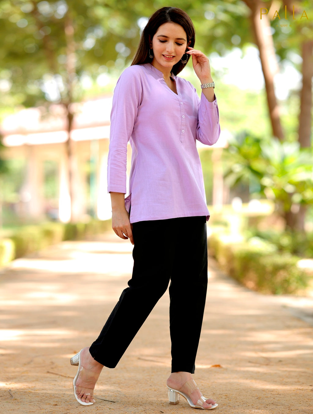 Lilac Short Kurti