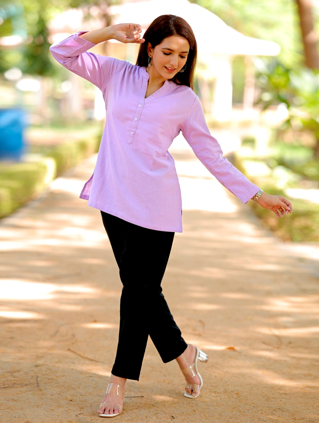 Lilac Short Kurti