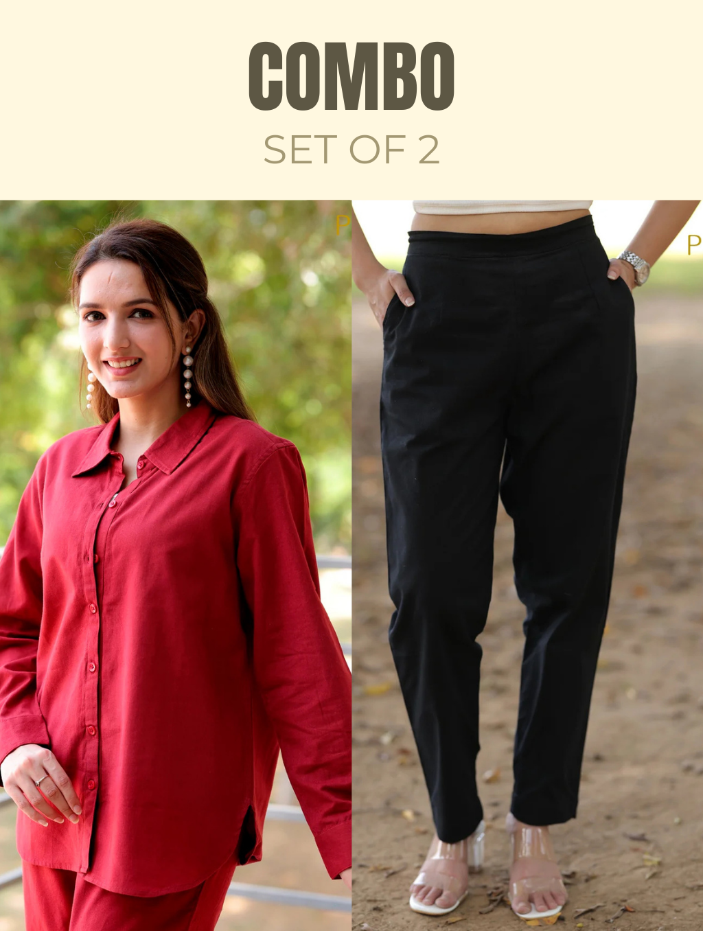 Shirt & Pant Combo - Shirt & Pant Combo - Palla Jaipur - Palla Jaipur