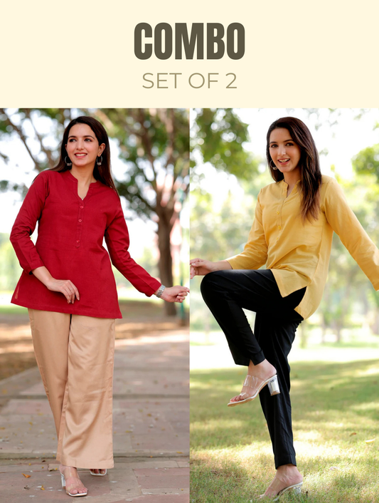 Short Kurti Combo - Short Kurti Combo - Palla Jaipur - Palla Jaipur