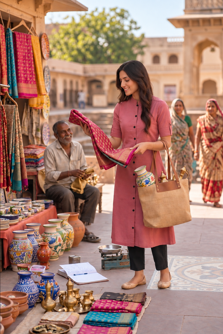 Rose Riwaaz A-Line Kurti