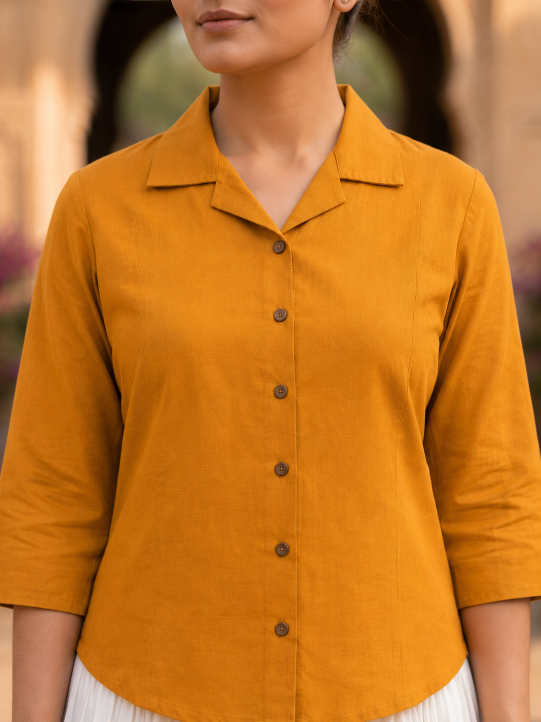 Bella Cotton Shirt & Skirt Co-Ord Set