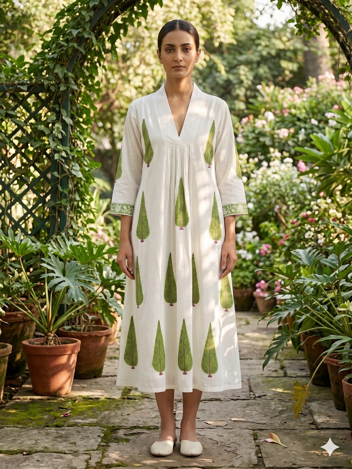 Panna Handblock Dresss