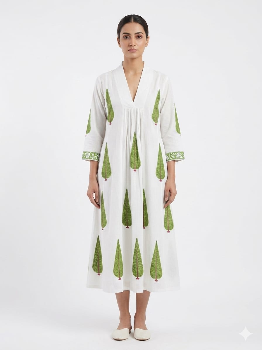 Panna Handblock Dresss