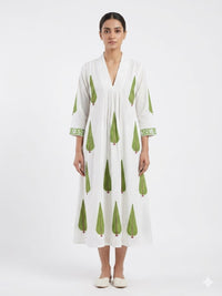 Panna Handblock Dresss