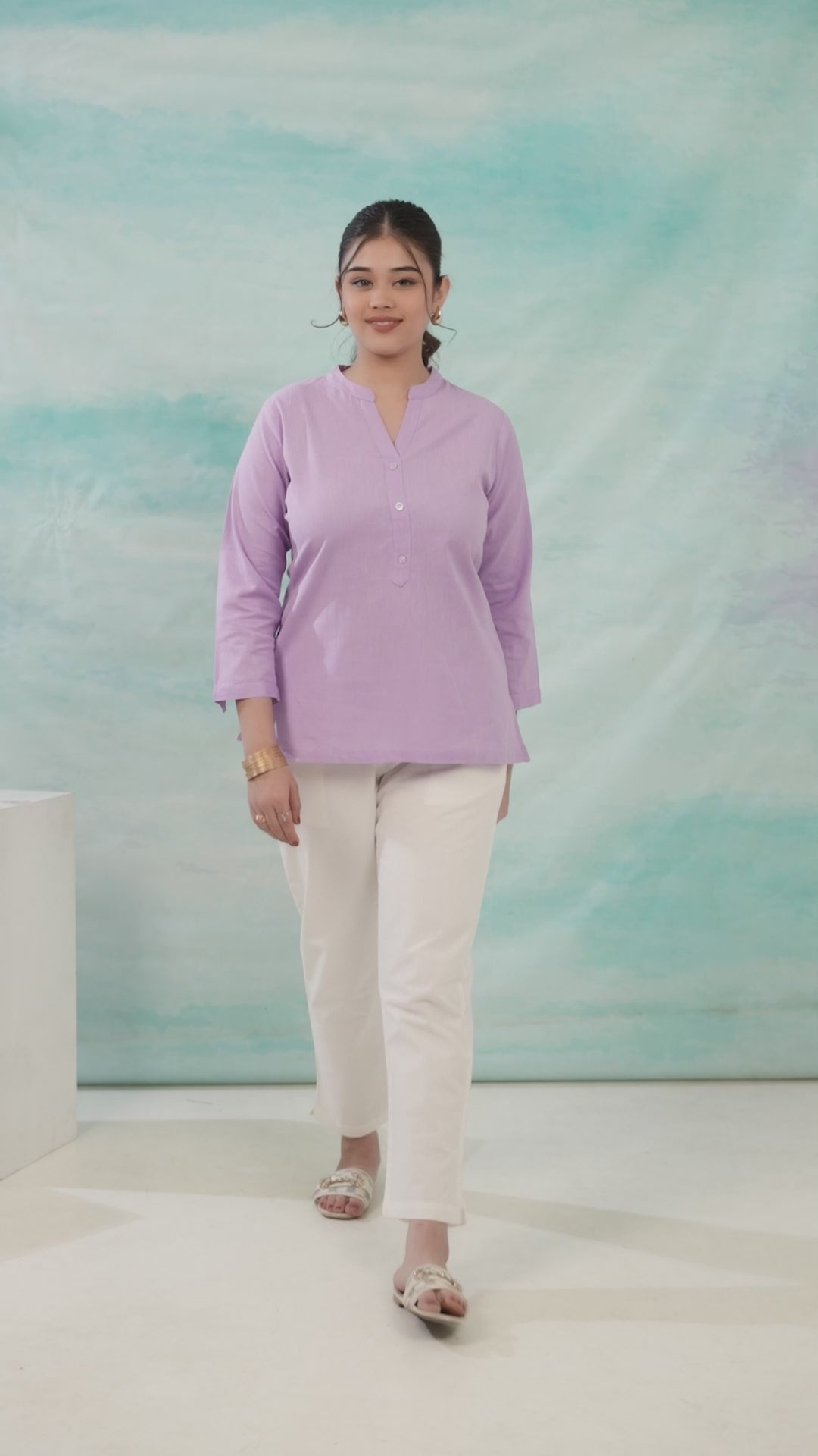 Lilac Short Kurti