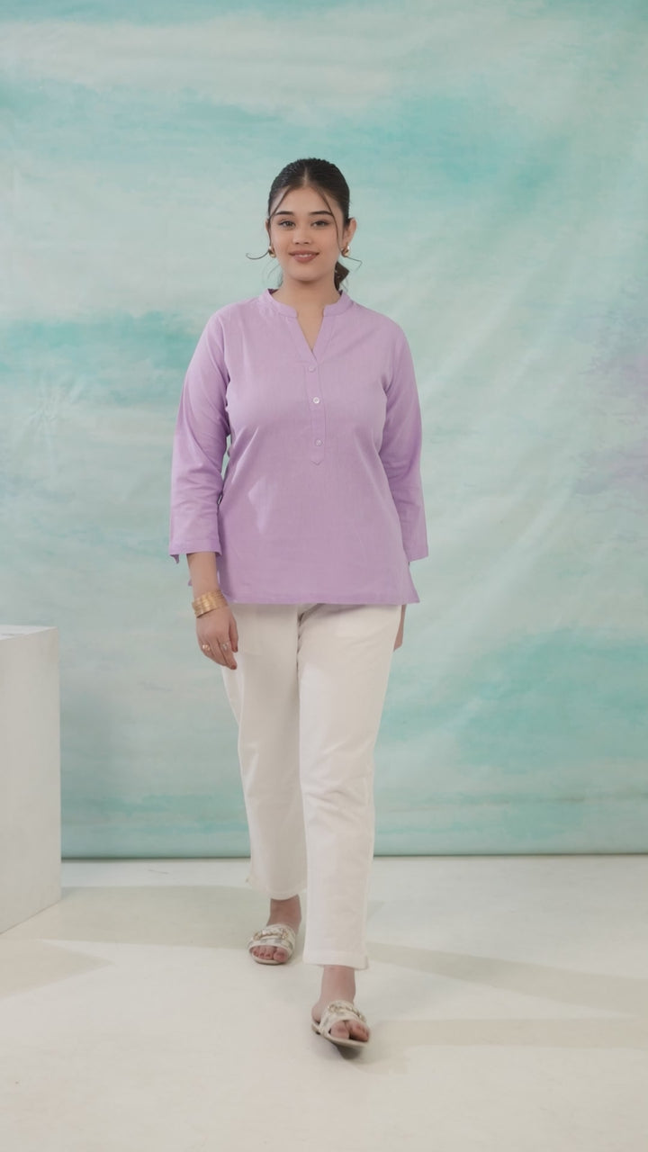 Lilac Short Kurti