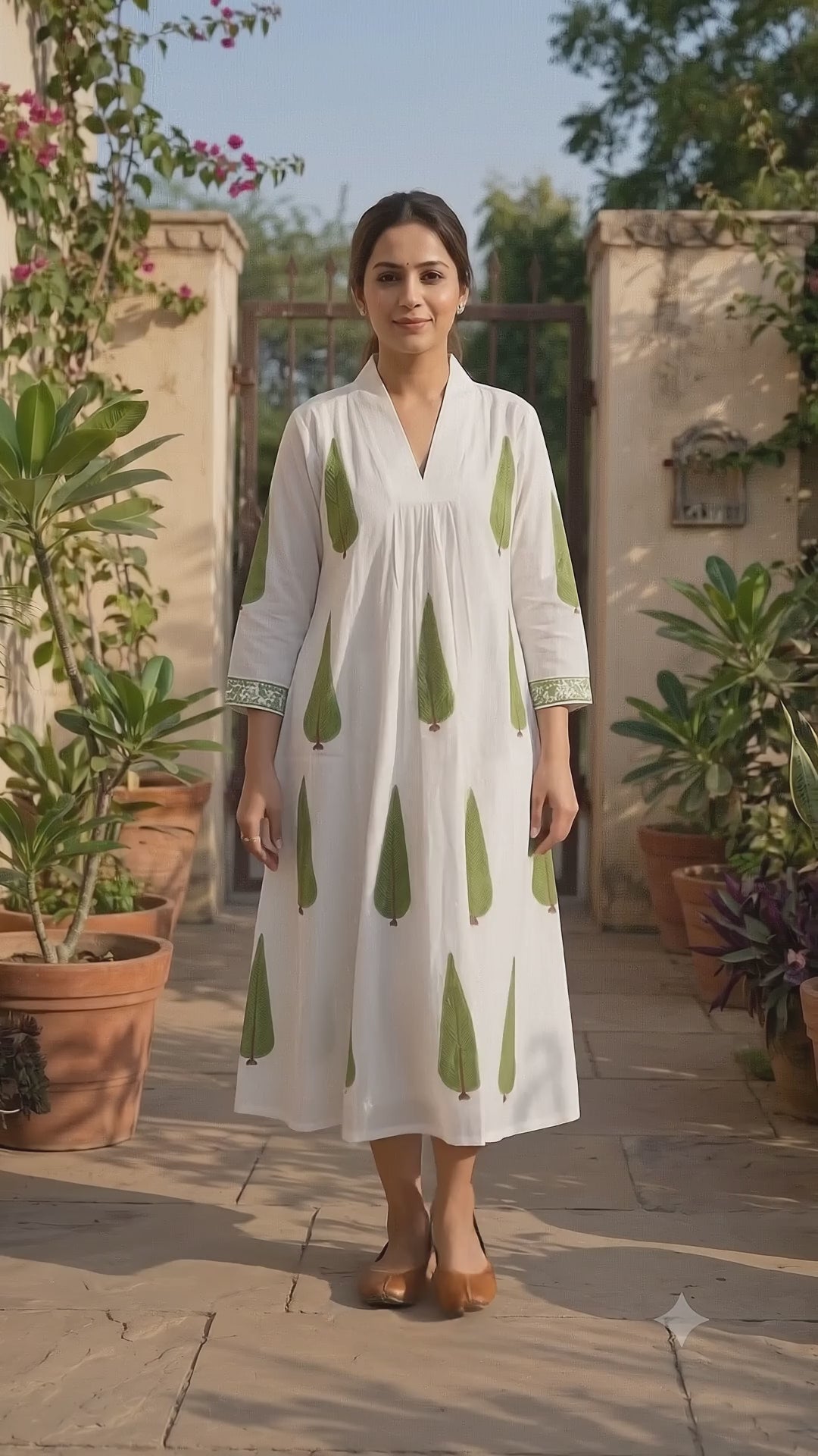 Panna Handblock Dresss