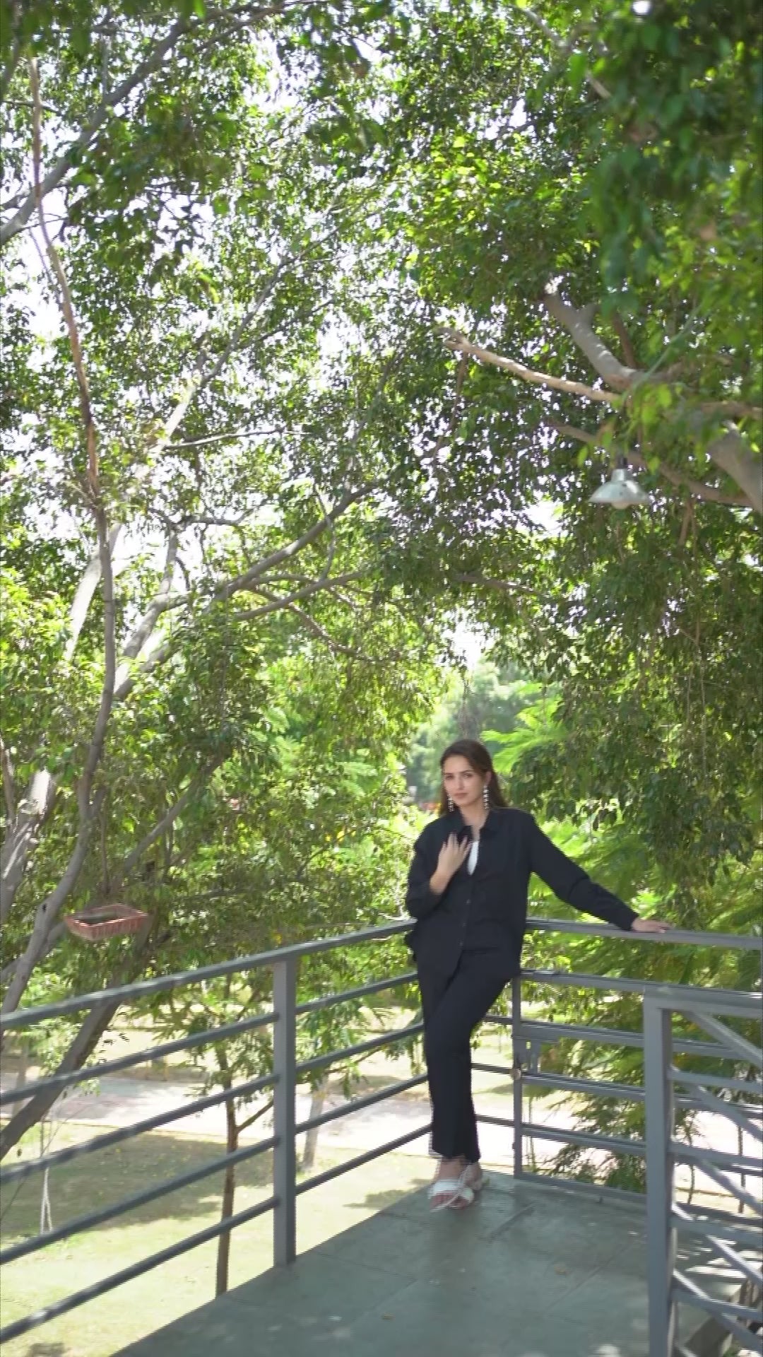 Bold Black Cotton Linen Co-Ord Set